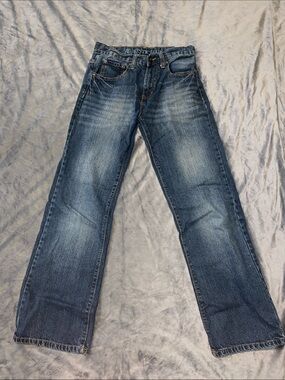 Kids Rustic Blue Boot Cut Jeans - Durable Everyday Denim